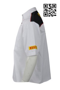 DS059 tailor-made team shirts  online order  bulk order  flight logo  team shirt manufacturer side view